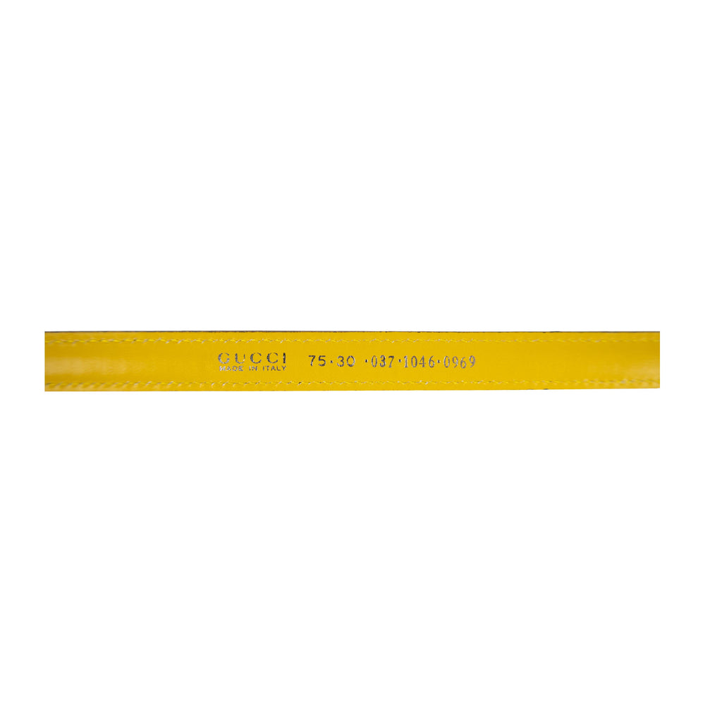 Gucci Yellow Belt - '90s