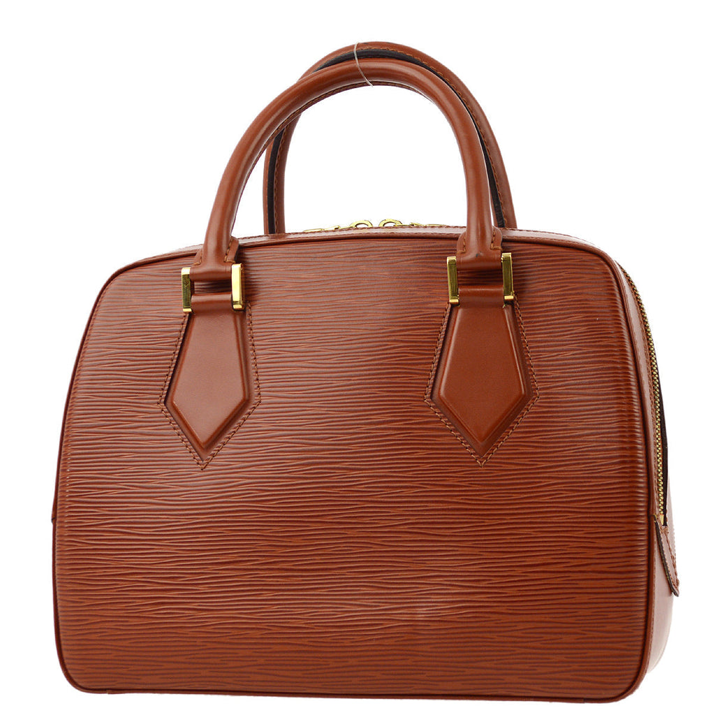 Louis Vuitton 1997 Brown Epi Sablon Handbag M52043
