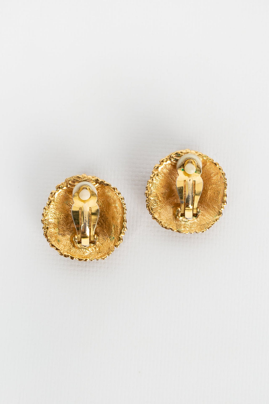 Boucles d'oreilles strassÃƒÆ’Ã‚Â©es Yves Saint Laurent