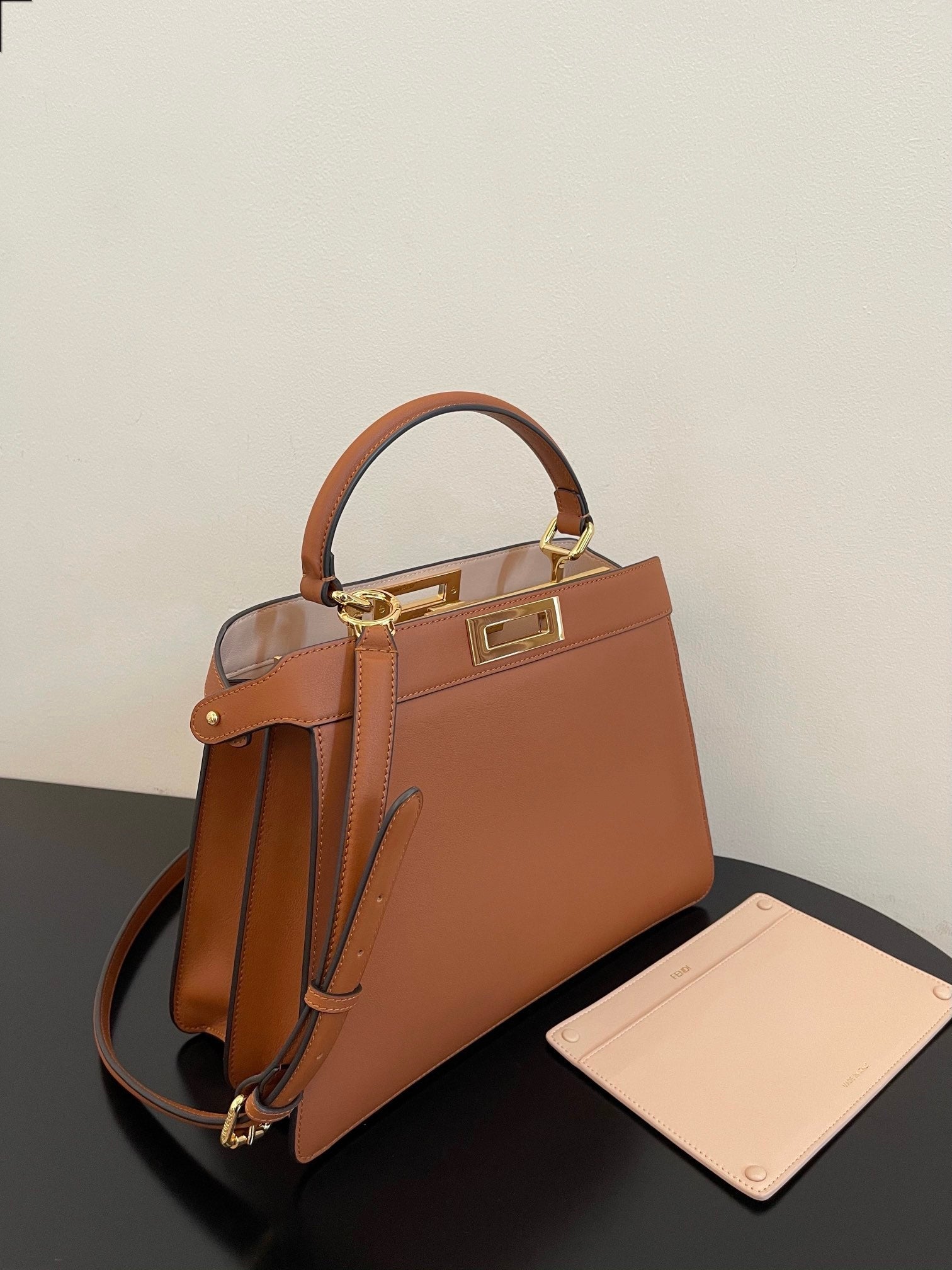 FI GlamI ISeeU Petite Brown Small Bag For Woman 20cm/8in