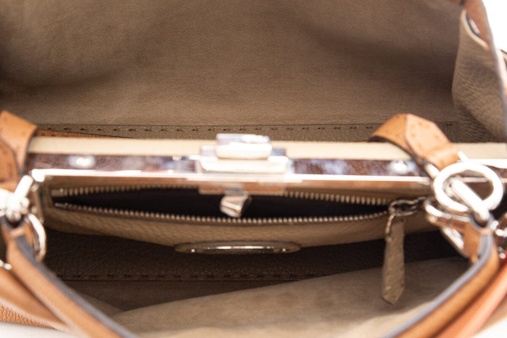 Fendi Brown Peekaboo  Handbag