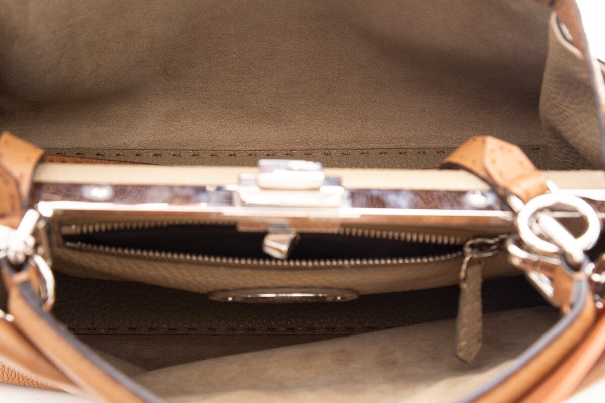 Fendi Brown Peekaboo  Handbag