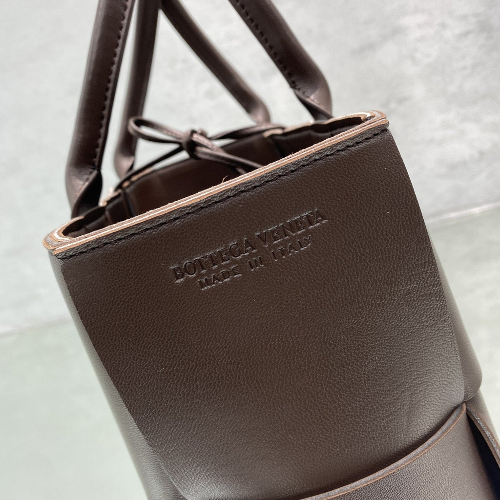 GLAMI Small Arco Tote Bag Dark Brown, For Women, Bags 14.2in/36cm