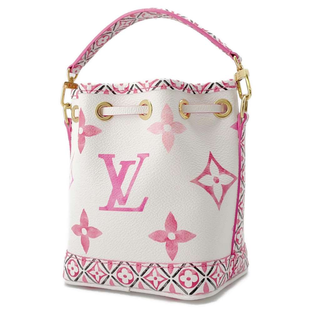 LOUIS VUITTON Nanonoe Rose/White M82386 Monogram / Giant