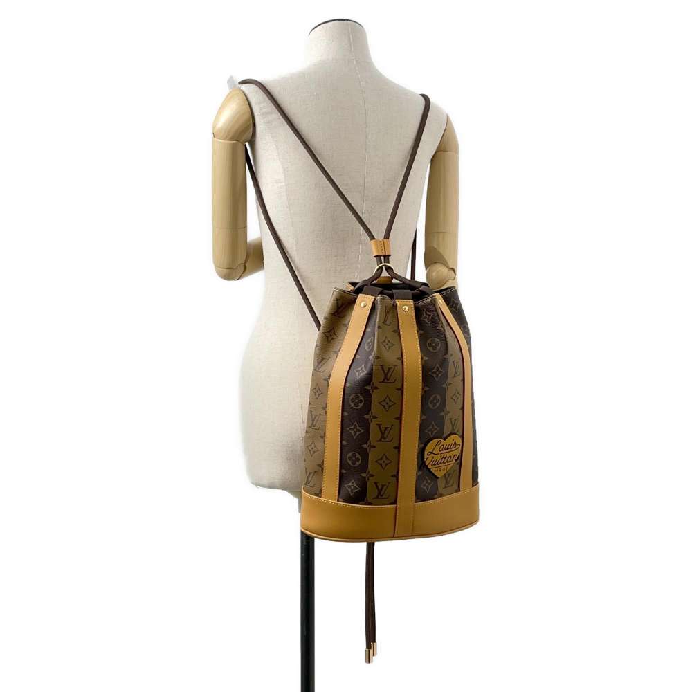 LOUIS VUITTON Randonnee Messenger NIGOCollaboration Noir M45968 Monogram stripe