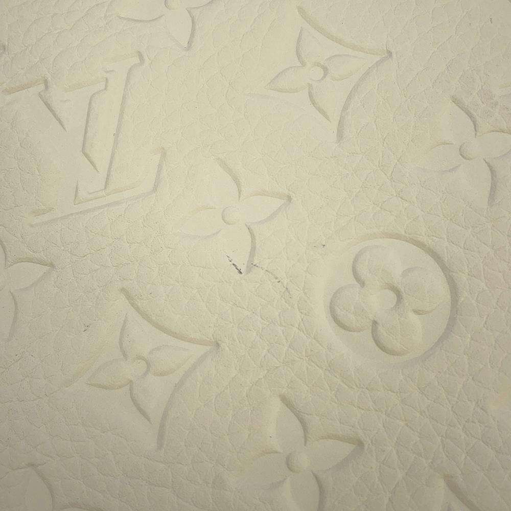LOUIS VUITTON Sac Plat Virgil Abloh White M53265 Taurillon Leather Monogram・Pattern
