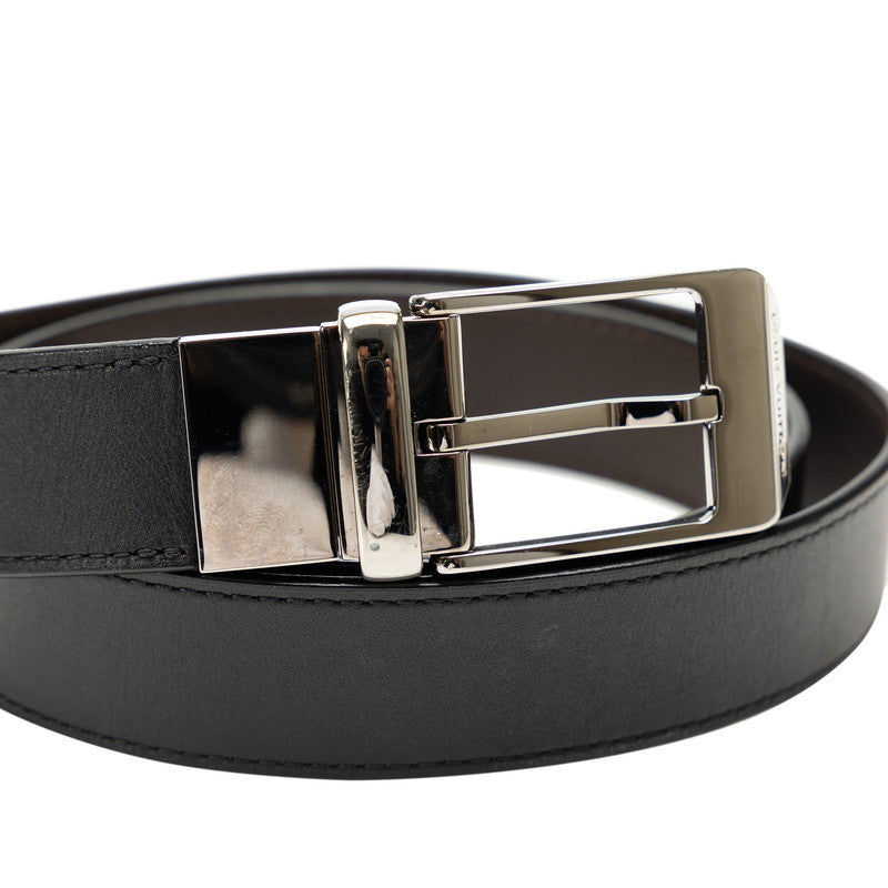 Louis Vuitton Seattle Sanctuary Reversee Belt 85/34 M6906 Black Brown Leather  Louis Vuitton