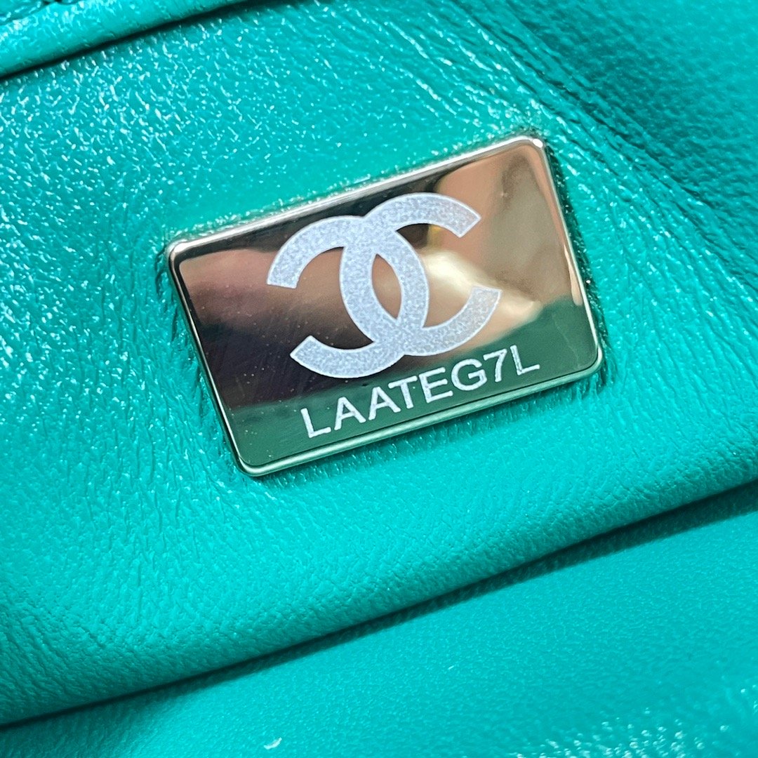 CHL Flap Bag Gold Hardware Green For Women, Women’s Handbags, Shoulder Bags 7.9in/20cm AS3366