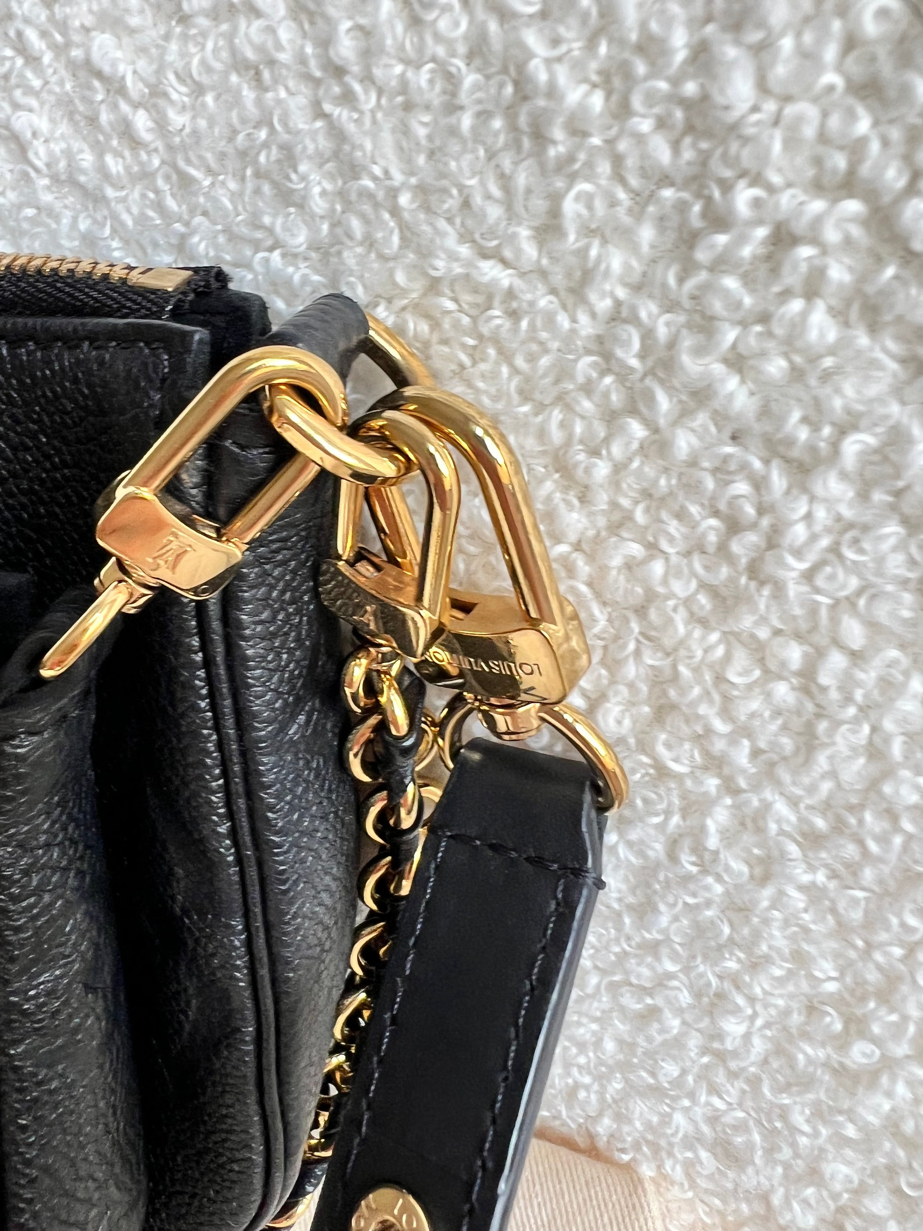 Louis Vuitton Multi Pochette Accessoires Black Empreinte (RRP £2140)