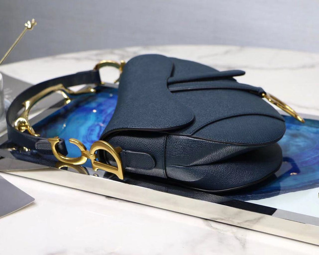 GLAMI Saddle Shoulder Bag Blue For Women 7in/17cm CD