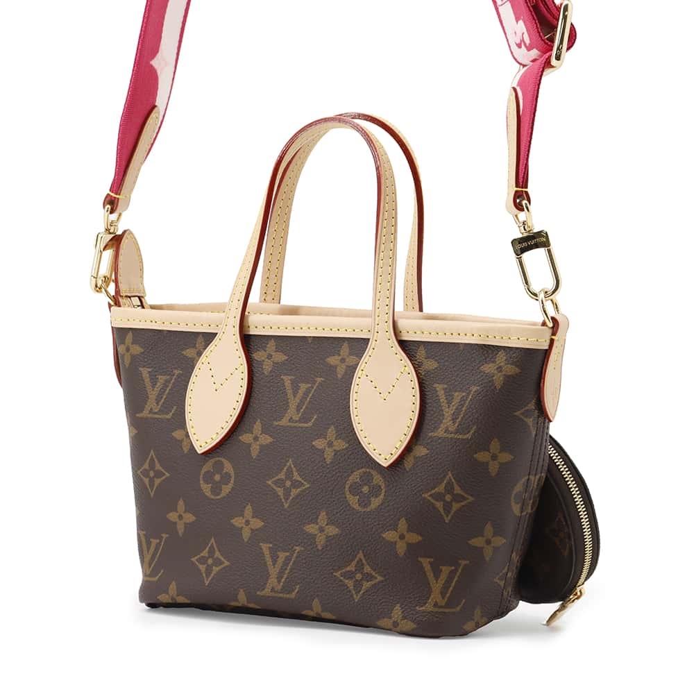 LOUIS VUITTON Neverfull Rose Peony M46786 Monogram Size BB