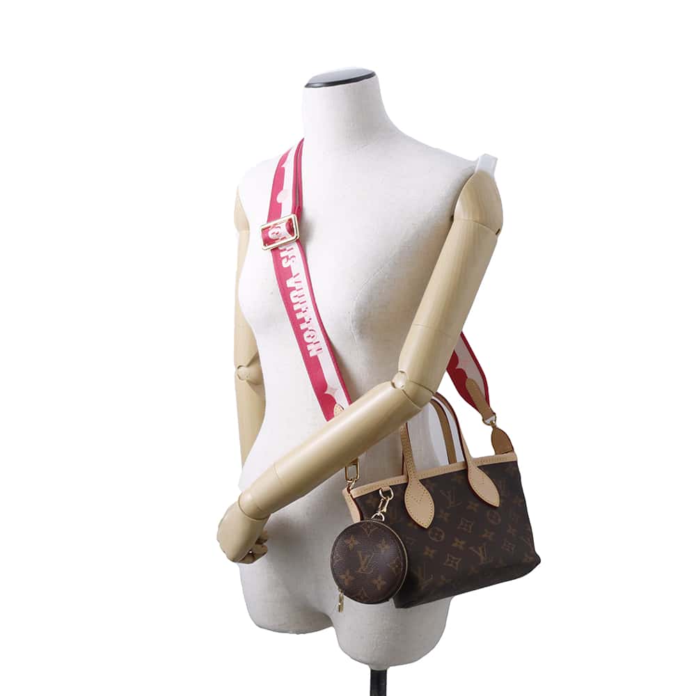 LOUIS VUITTON Neverfull Rose Peony M46786 Monogram Size BB