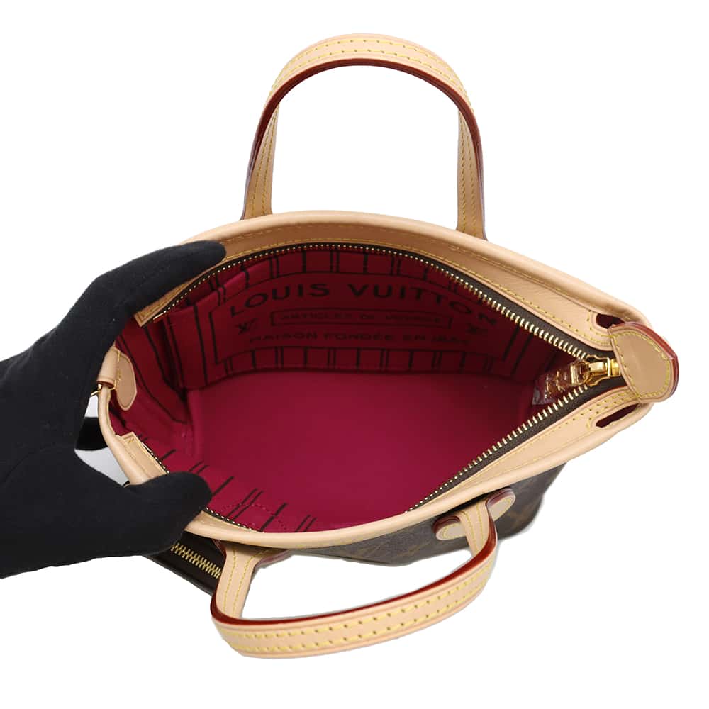 LOUIS VUITTON Neverfull Rose Peony M46786 Monogram Size BB