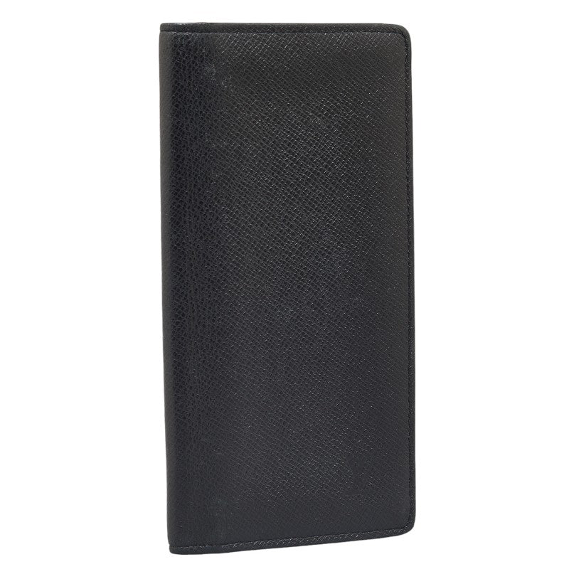 Louis Vuitton Taiga Braza Long Wallet M30501 Black Leather Mens Louis Vuitton