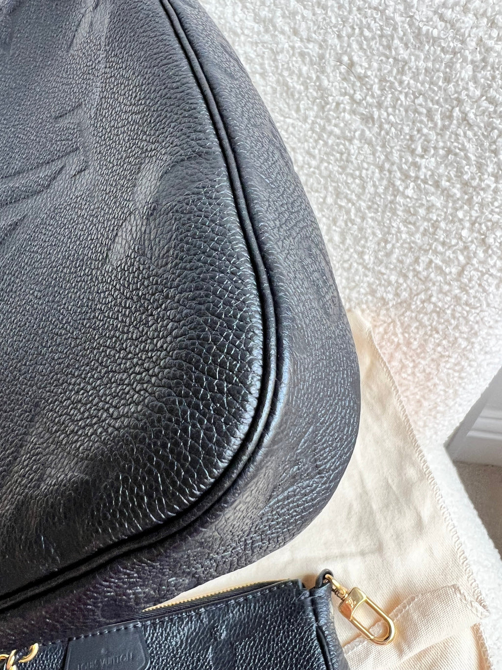 Louis Vuitton Multi Pochette Accessoires Black Empreinte (RRP £2140)