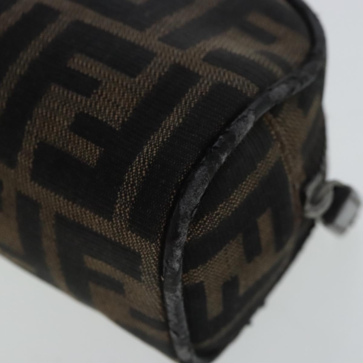 FENDI Zucca Canvas Pouch Brown 96675