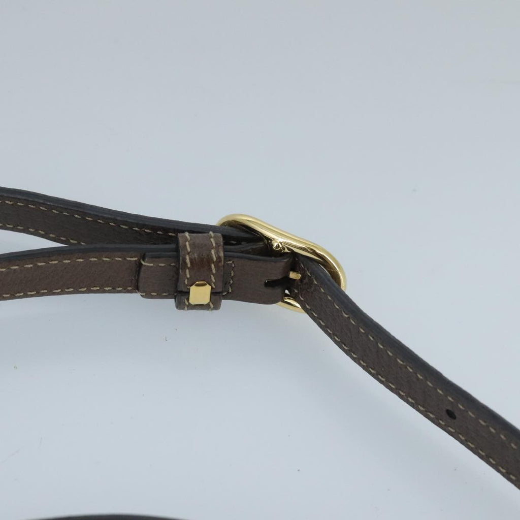 GUCCI GG Supreme Web Sherry Line Shoulder Bag PVC Beige Red 517350 96748