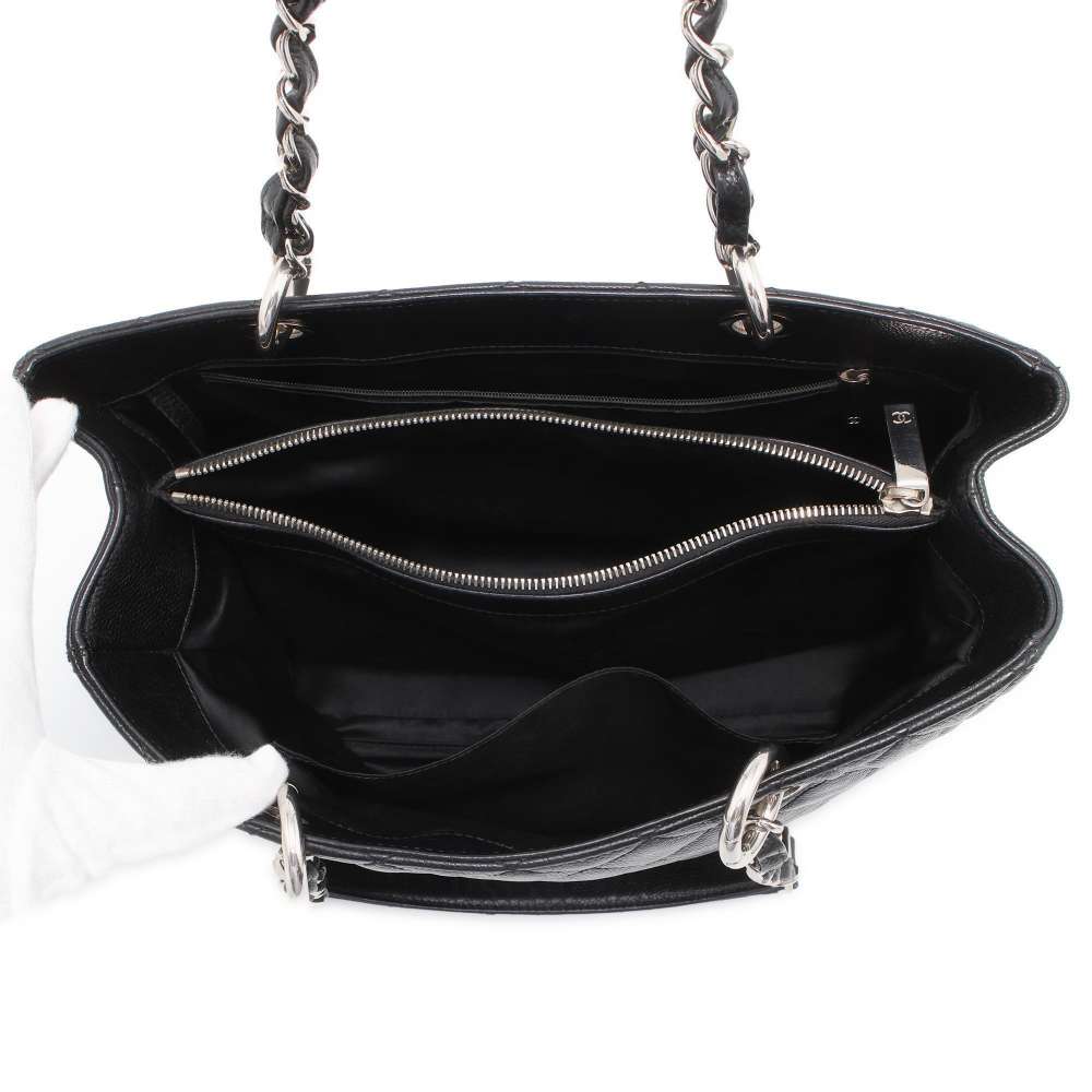 CHANEL Matelasse GSTTote Bag BlackA50995 Caviar Leather