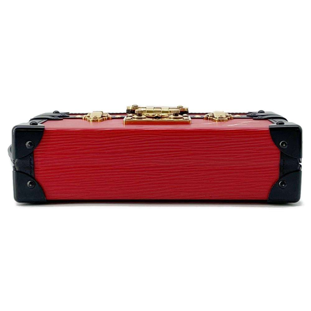 LOUIS VUITTON Petite Malle Coquelicot/Noir M54651 Epi Leather
