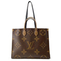 LOUIS VUITTON Onthego Red M45320 Monogram Monogram Reverse Canvas Monogram Giant Size GM