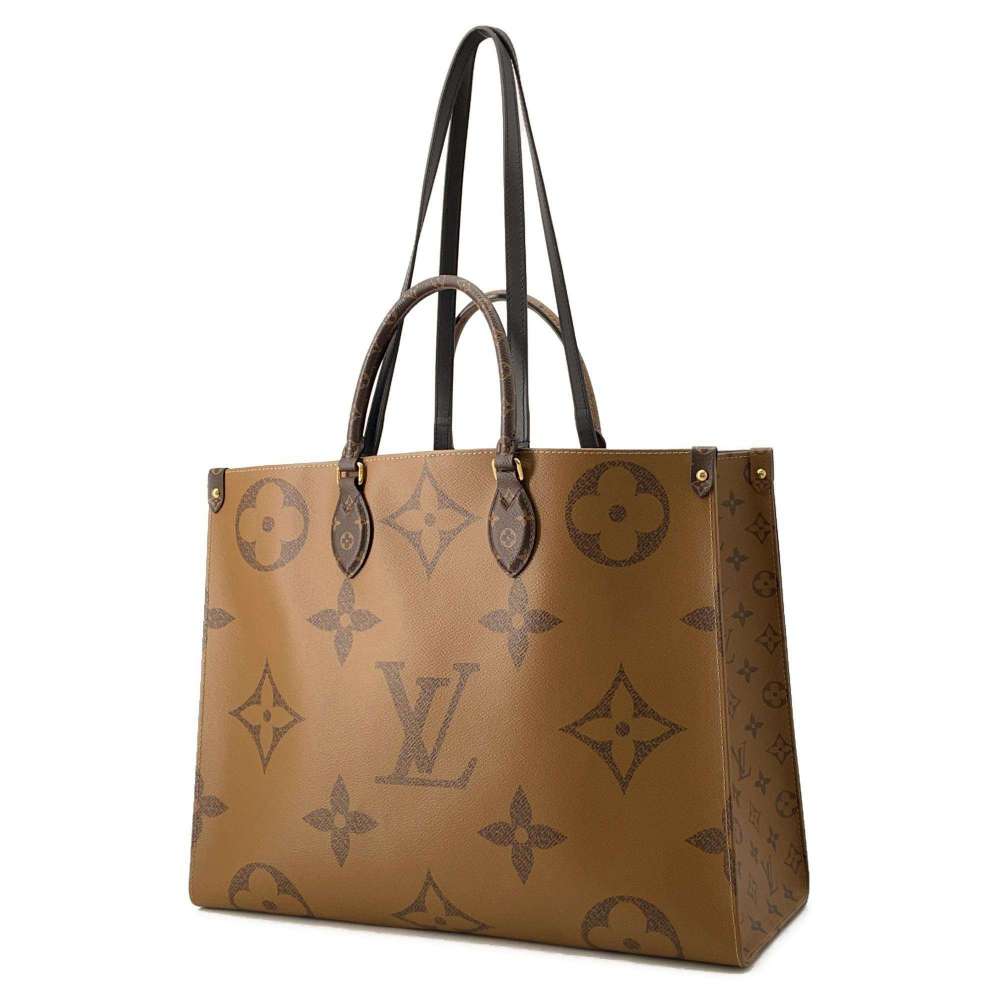 LOUIS VUITTON Onthego Red M45320 Monogram Monogram Reverse Canvas Monogram Giant Size GM