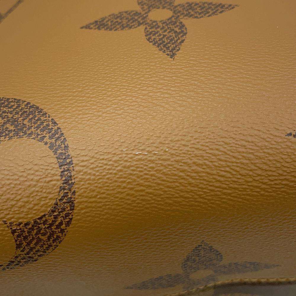 LOUIS VUITTON Onthego Red M45320 Monogram Monogram Reverse Canvas Monogram Giant Size GM