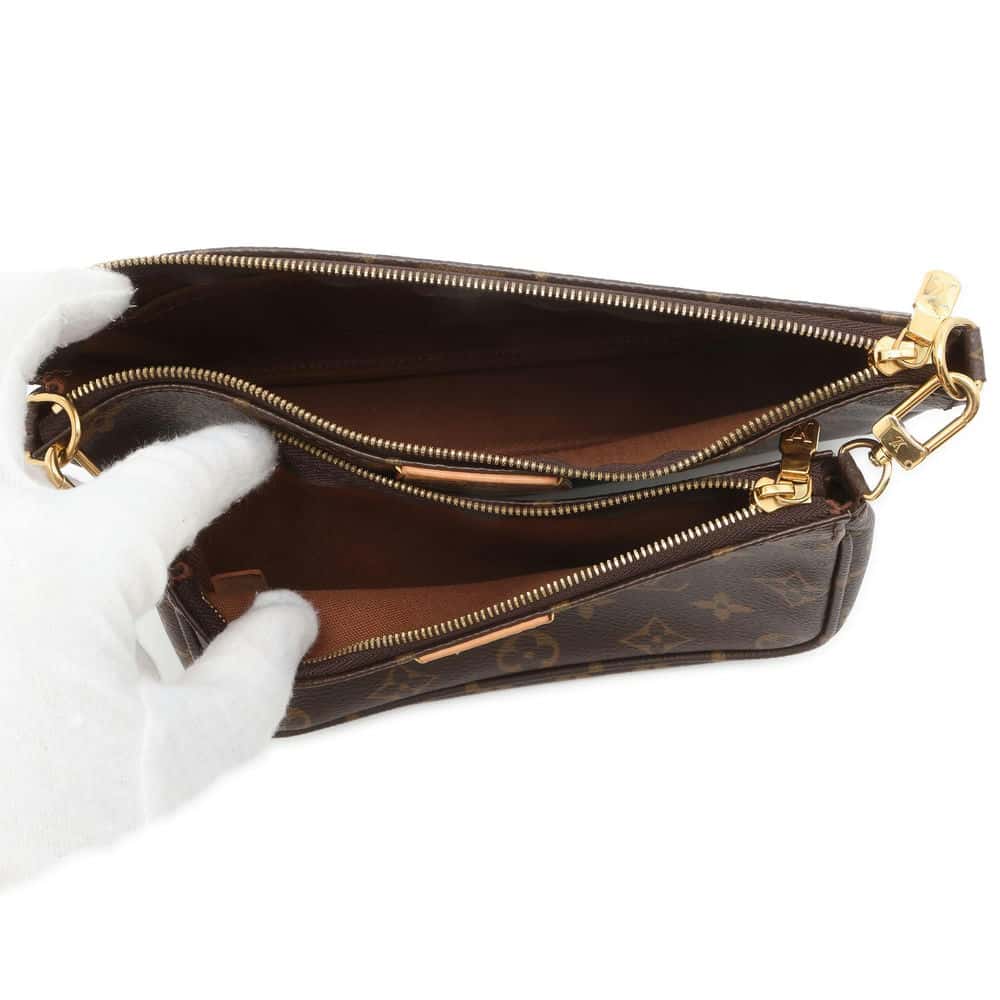 LOUIS VUITTON Multi Pochette Accessoires Rose claire M44840 Monogram