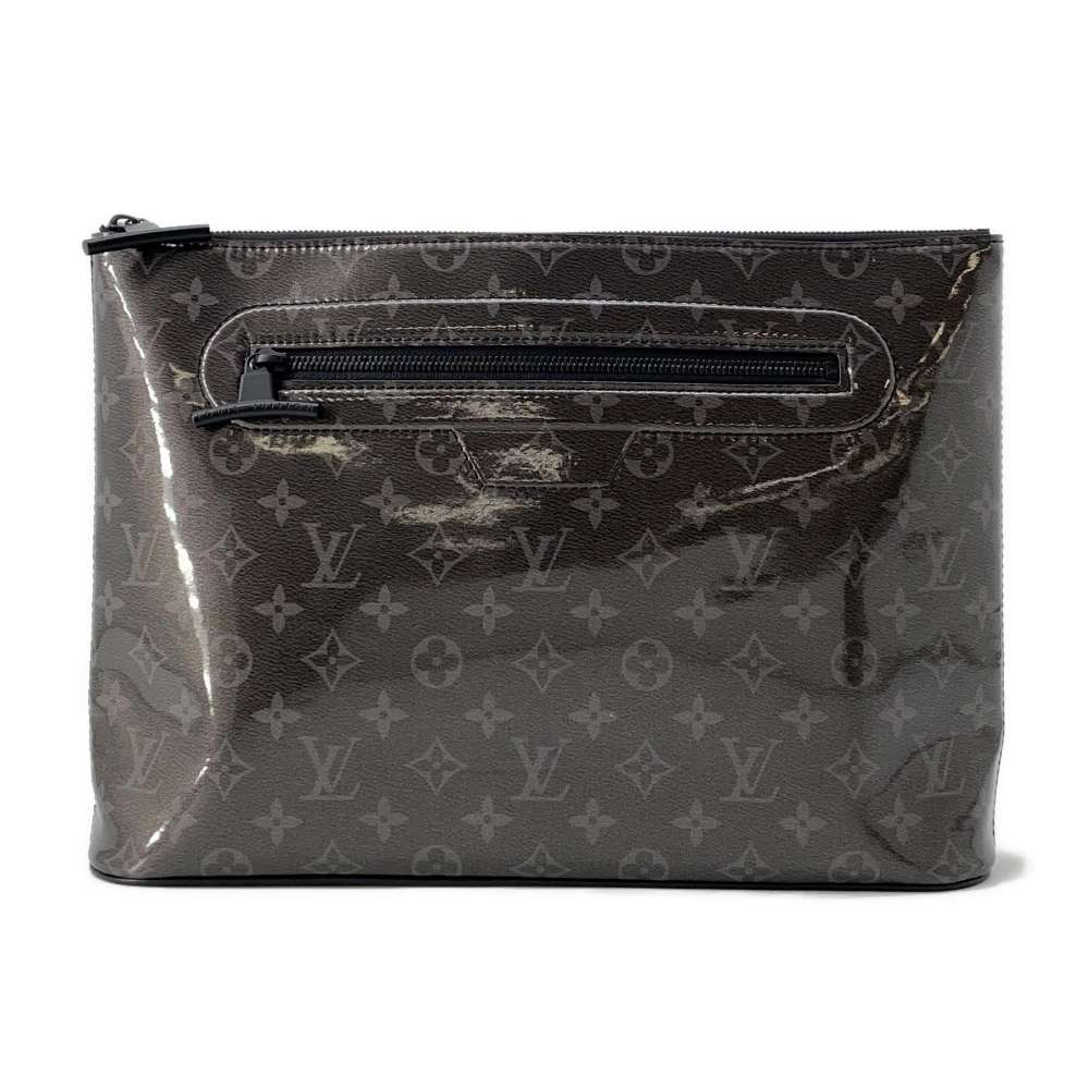 LOUIS VUITTON Pochette Cosmos Isetan Limited Noir M63373 Monogram Eclipse Glaze