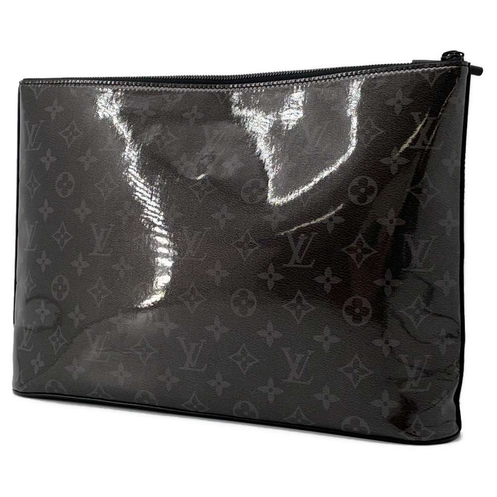 LOUIS VUITTON Pochette Cosmos Isetan Limited Noir M63373 Monogram Eclipse Glaze