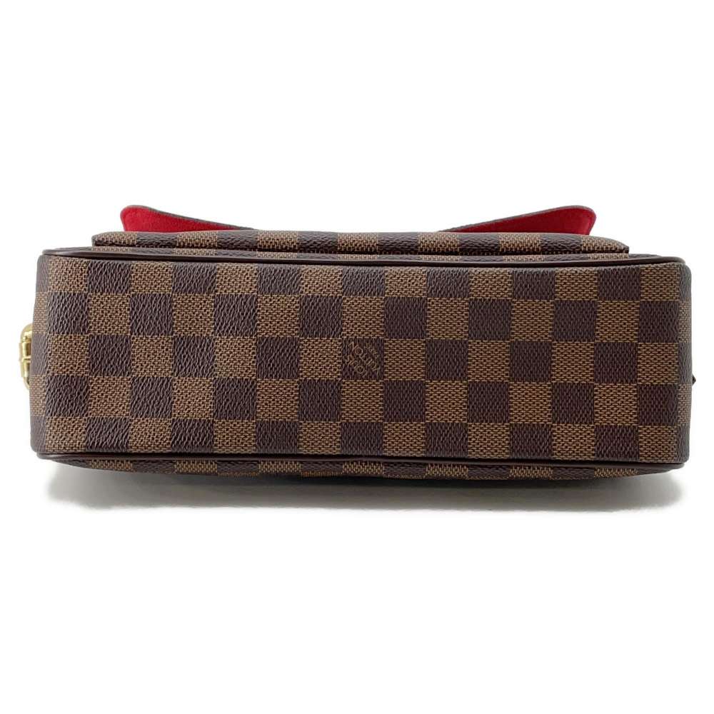 LOUIS VUITTON Ravello Red N60006 Damier Ebene Canvas Size GM