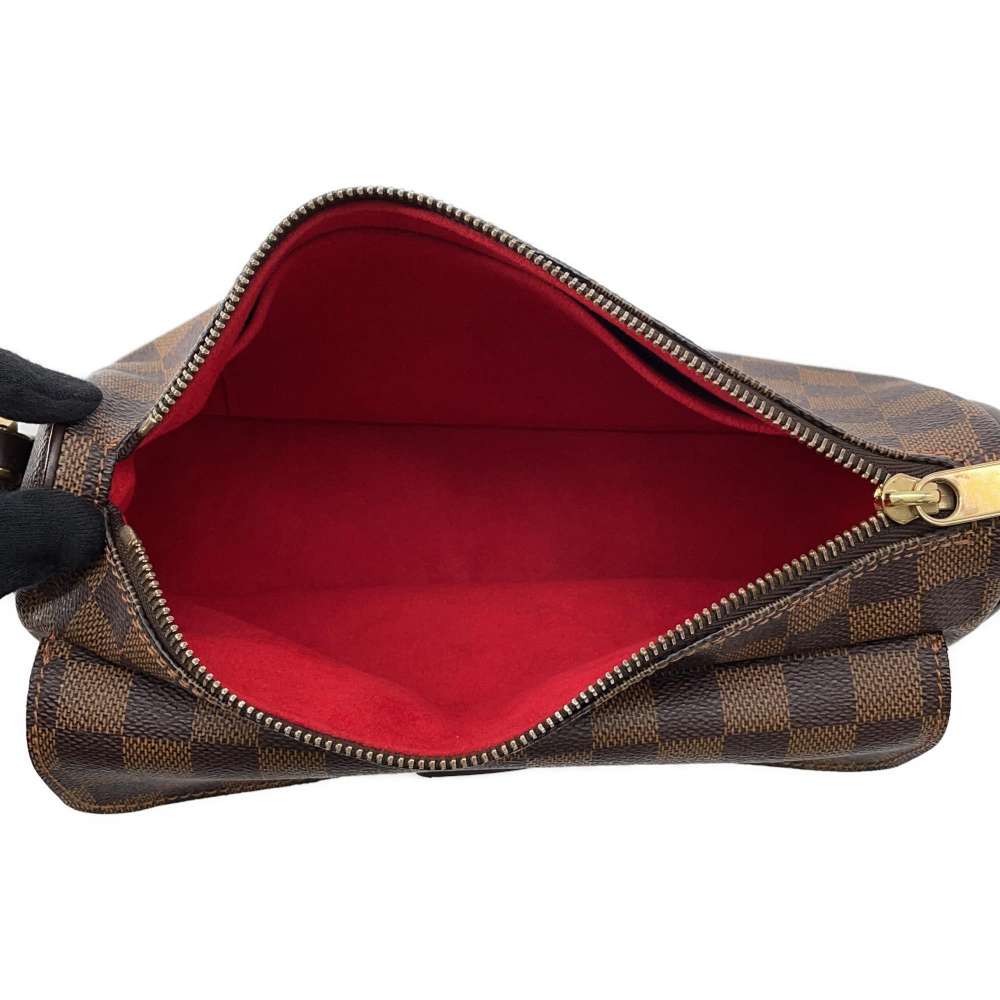 LOUIS VUITTON Ravello Red N60006 Damier Ebene Canvas Size GM