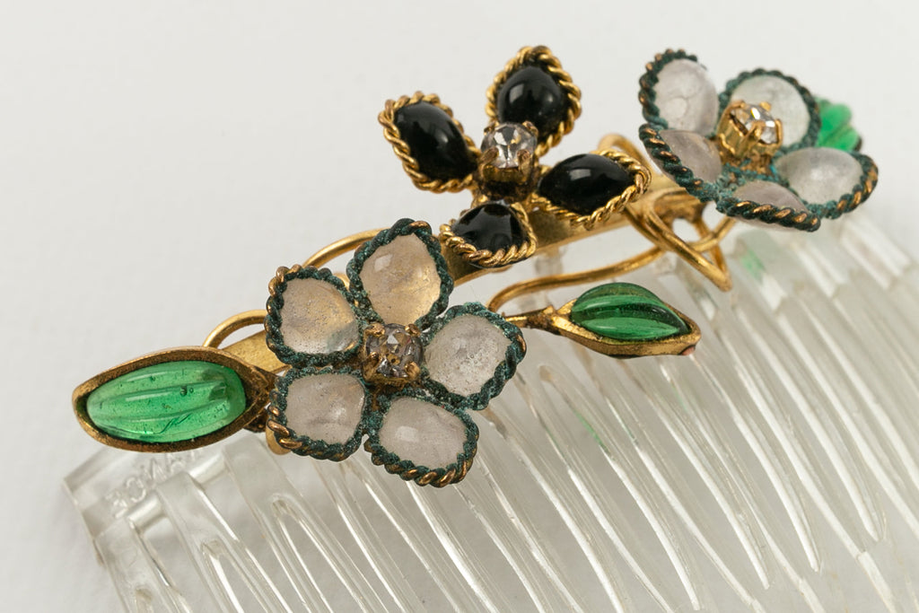 Peigne bijou en pÃƒÆ’Ã‚Â¢te de verre