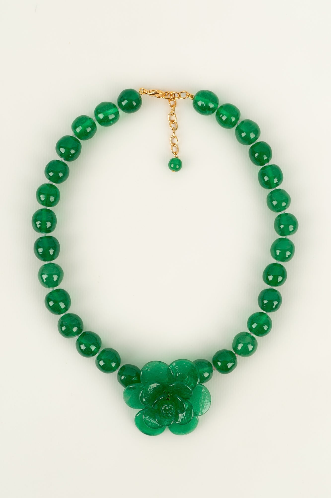 Collier camÃƒÆ’Ã‚Â©lia vert Augustine
