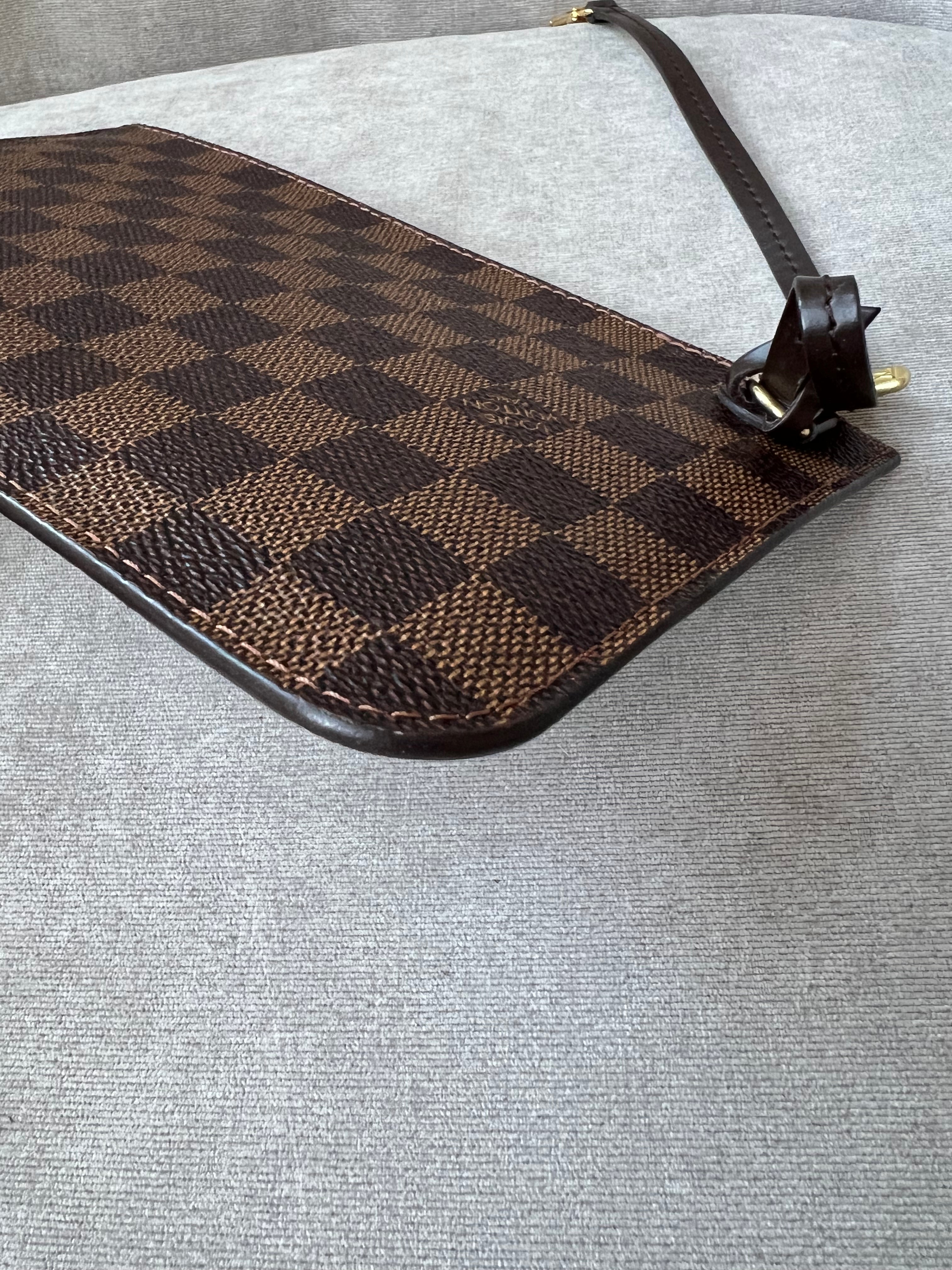 Louis Vuitton Pouch (from Neverfull MM) in Damier Ebene
