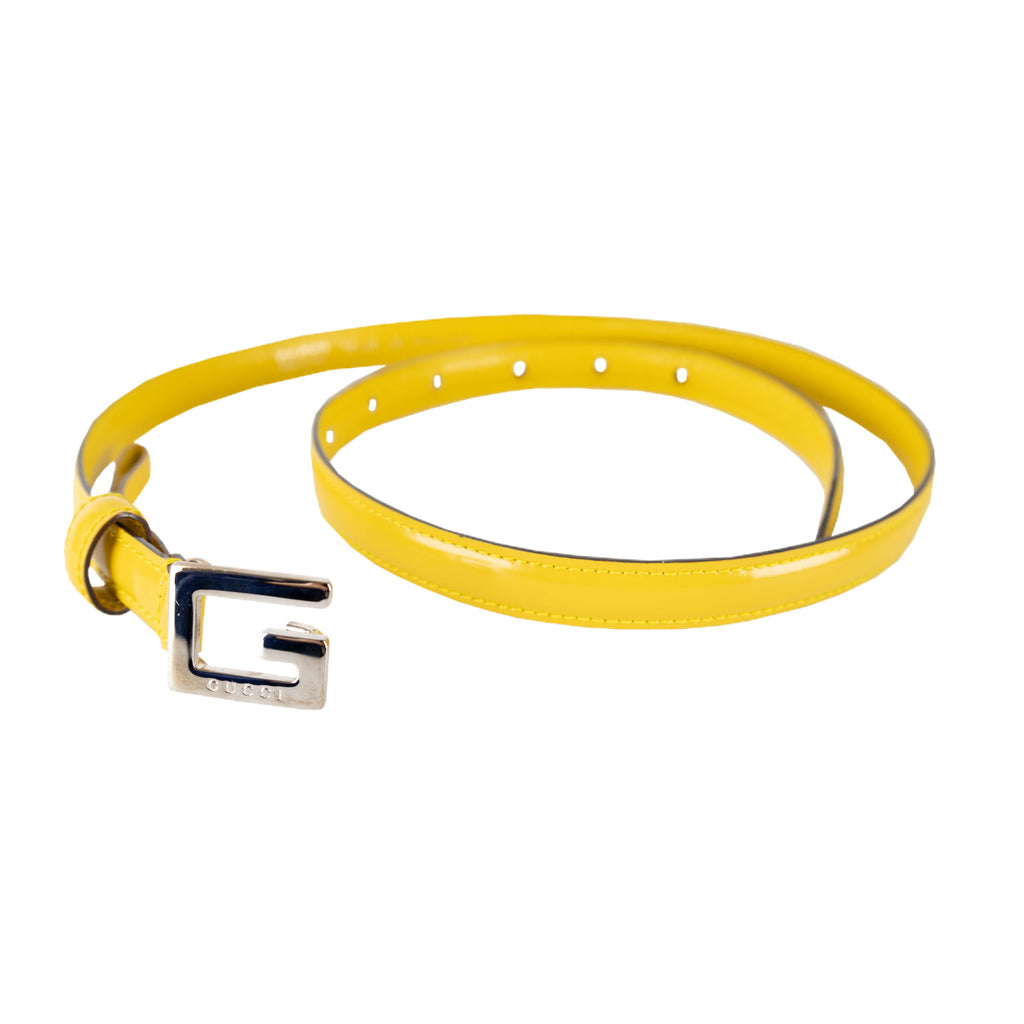Gucci Yellow Belt - '90s