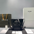 GLAMI Small Bucket Cuir Triomphe Black For Women 9in/22cm 198243DU3.38NO