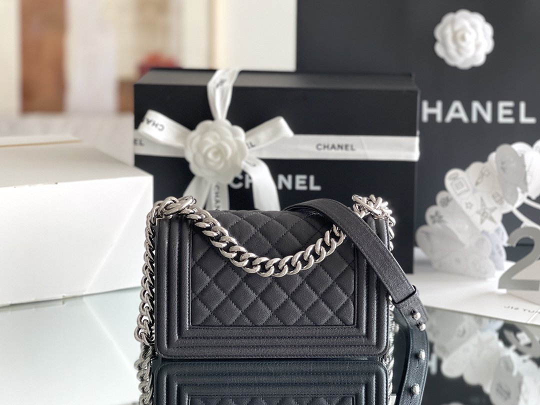CHLMini Classic GlamIapbag Black For Women 15cm/5.9 in