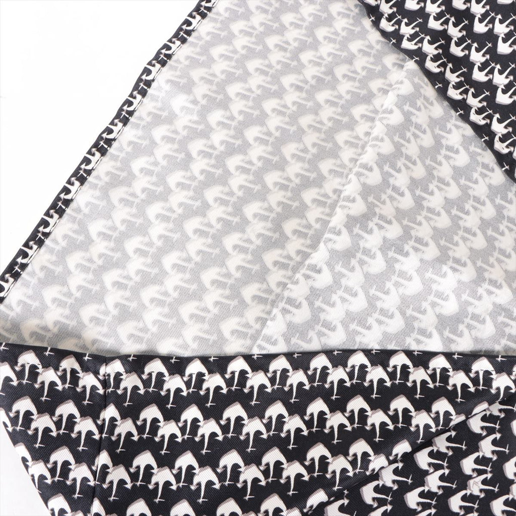 Louis Vuitton 08SS Silk Tank Top 36  Black x White RW081A