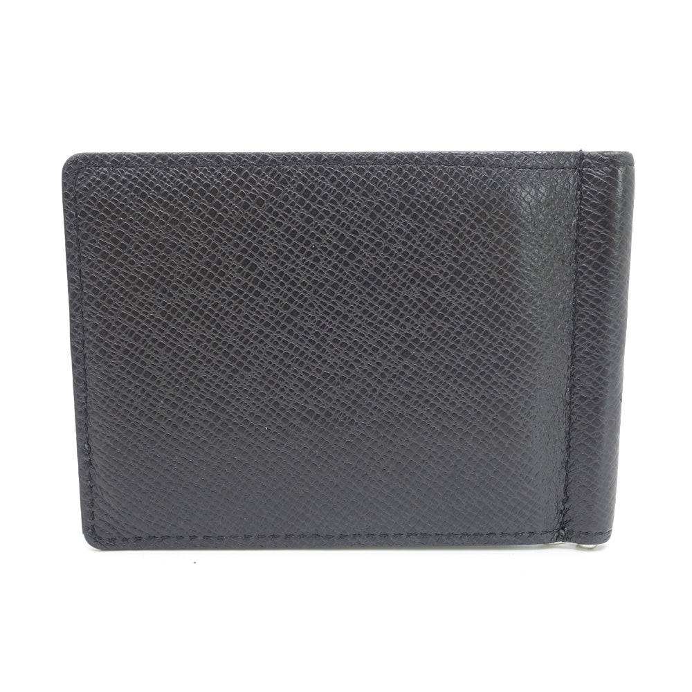 Louis Vuitton Portefolio Pants M62978 Card  Taiga Small Others etc Black