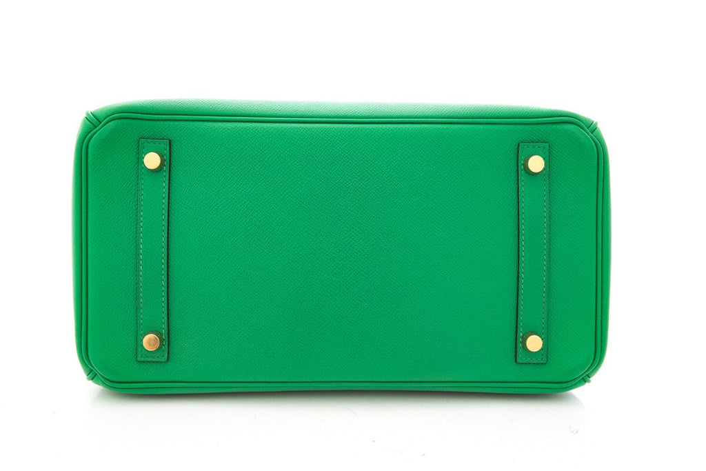 HermÃƒÆ’Ã‚Â¨s Birkin 30cm  Menthe Mint Green Handbag
