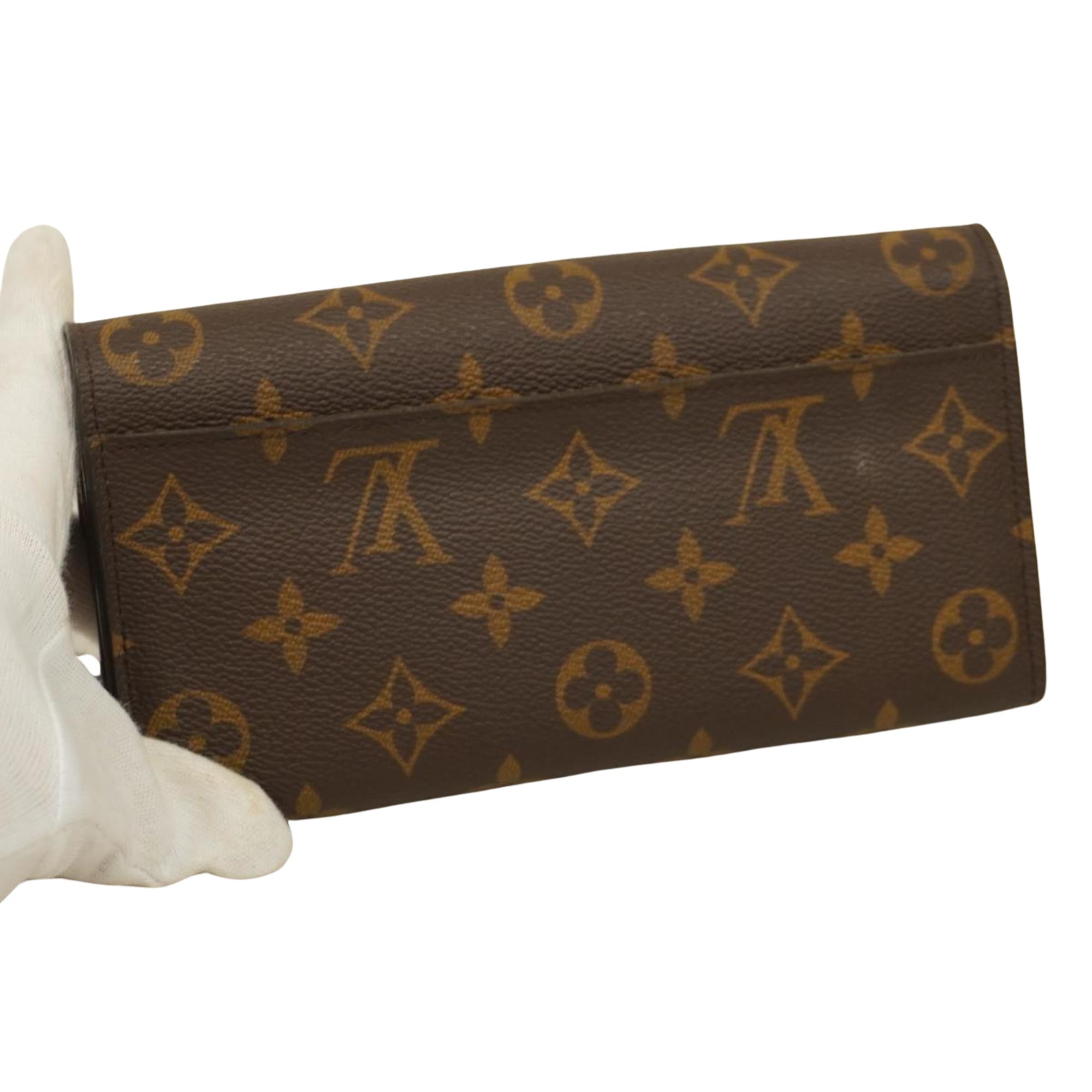 Louis Vuitton Sarah  Canvas Wallet  ()
