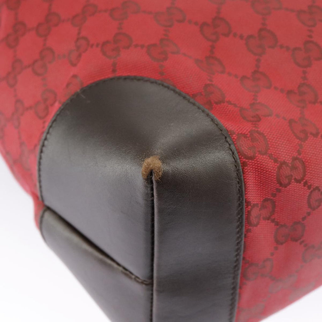 GUCCI GG Canvas Web Sherry Line Tote Bag Red Green gold 308928 97000