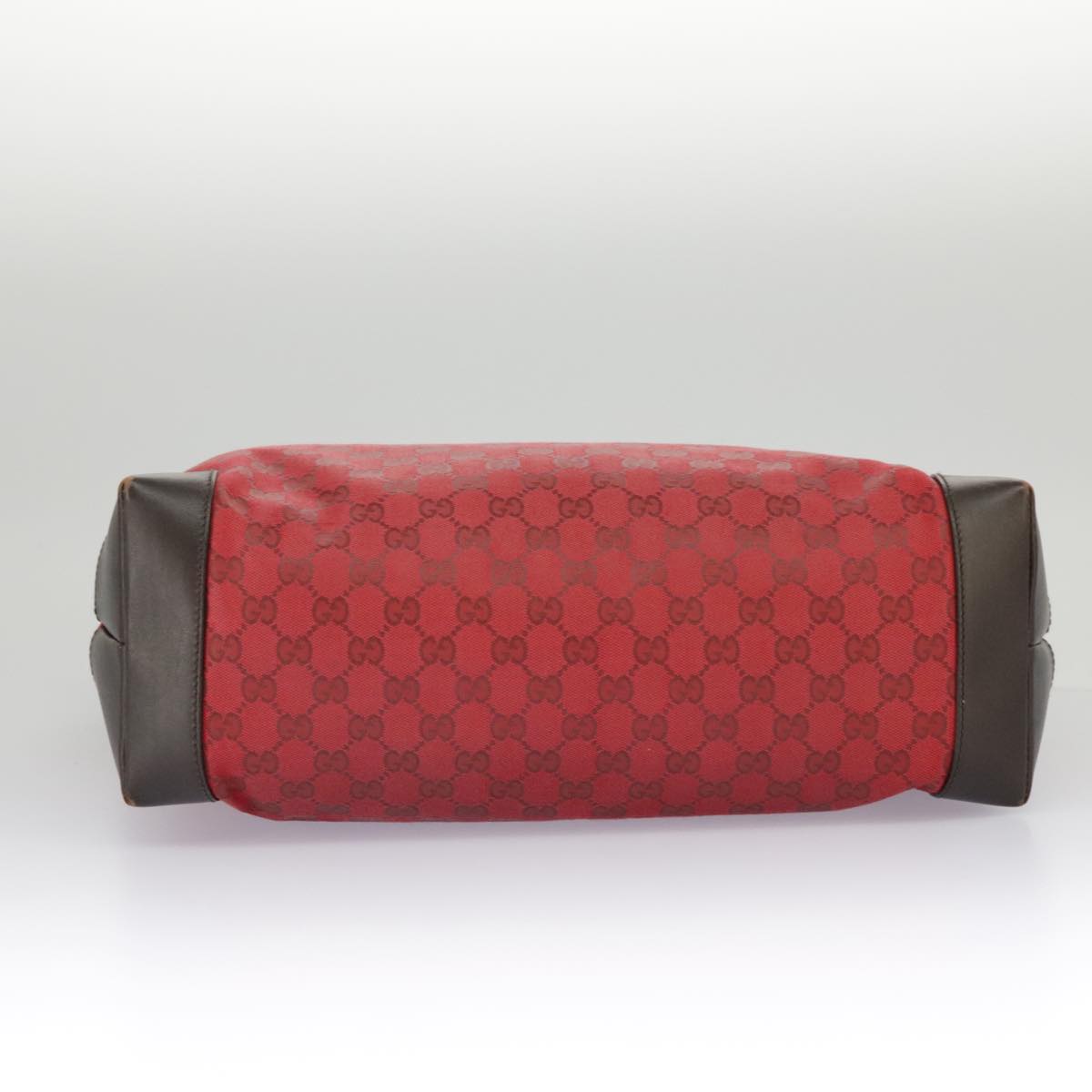 GUCCI GG Canvas Web Sherry Line Tote Bag Red Green gold 308928 97000