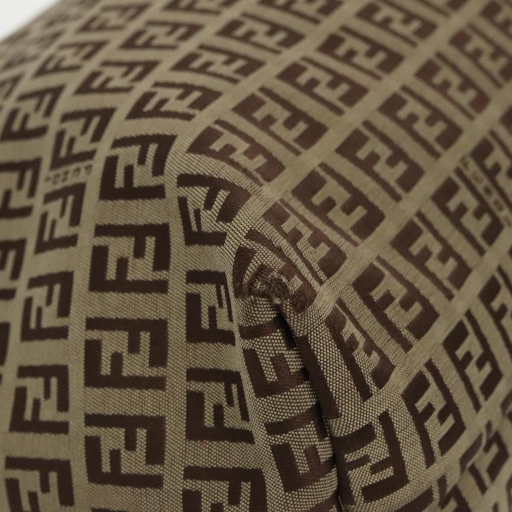 FENDI Zucchino Canvas Tote Bag Beige 97032