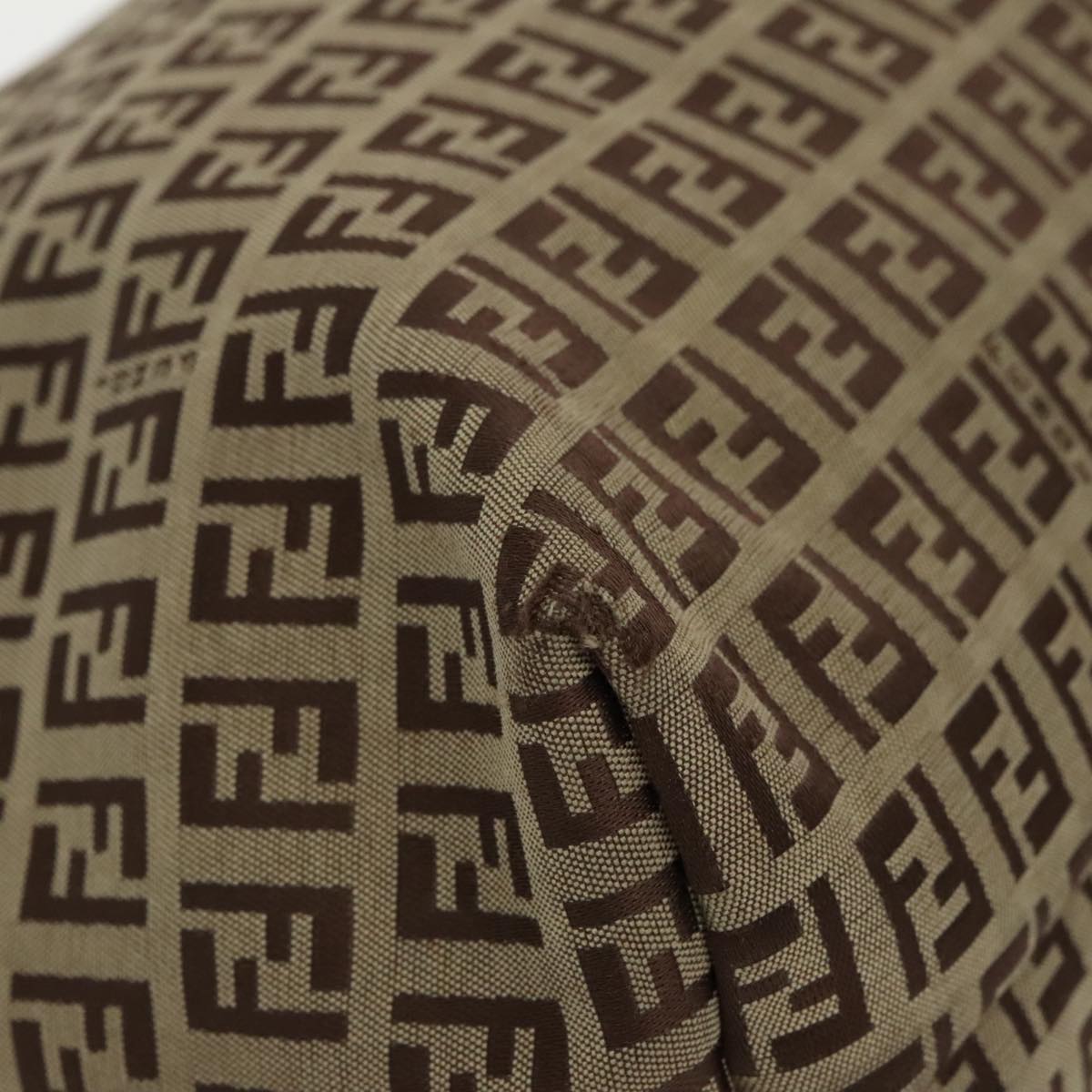 FENDI Zucchino Canvas Tote Bag Beige 97032