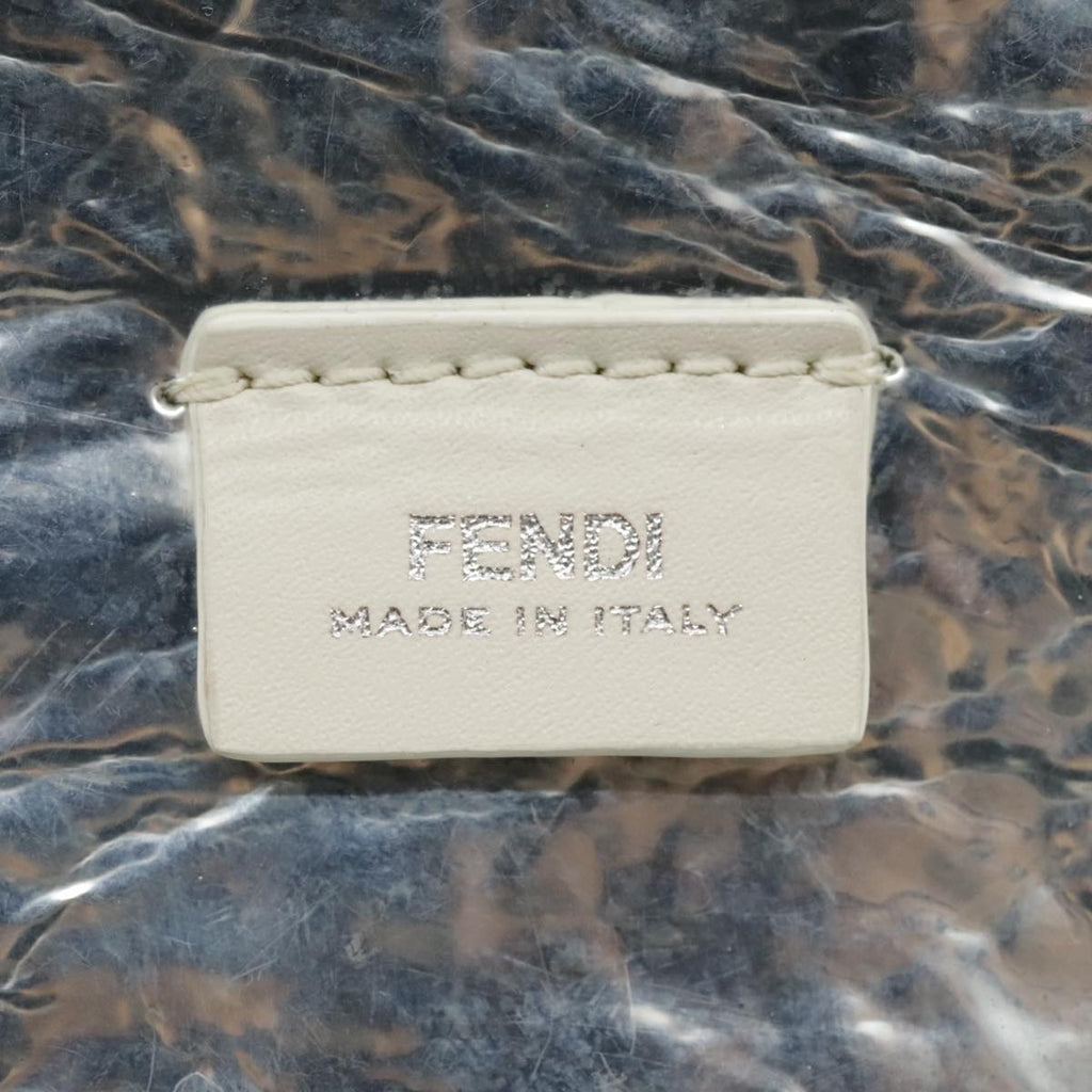FENDI Zucca Canvas Bottle Shoulder Bag Beige 97046A
