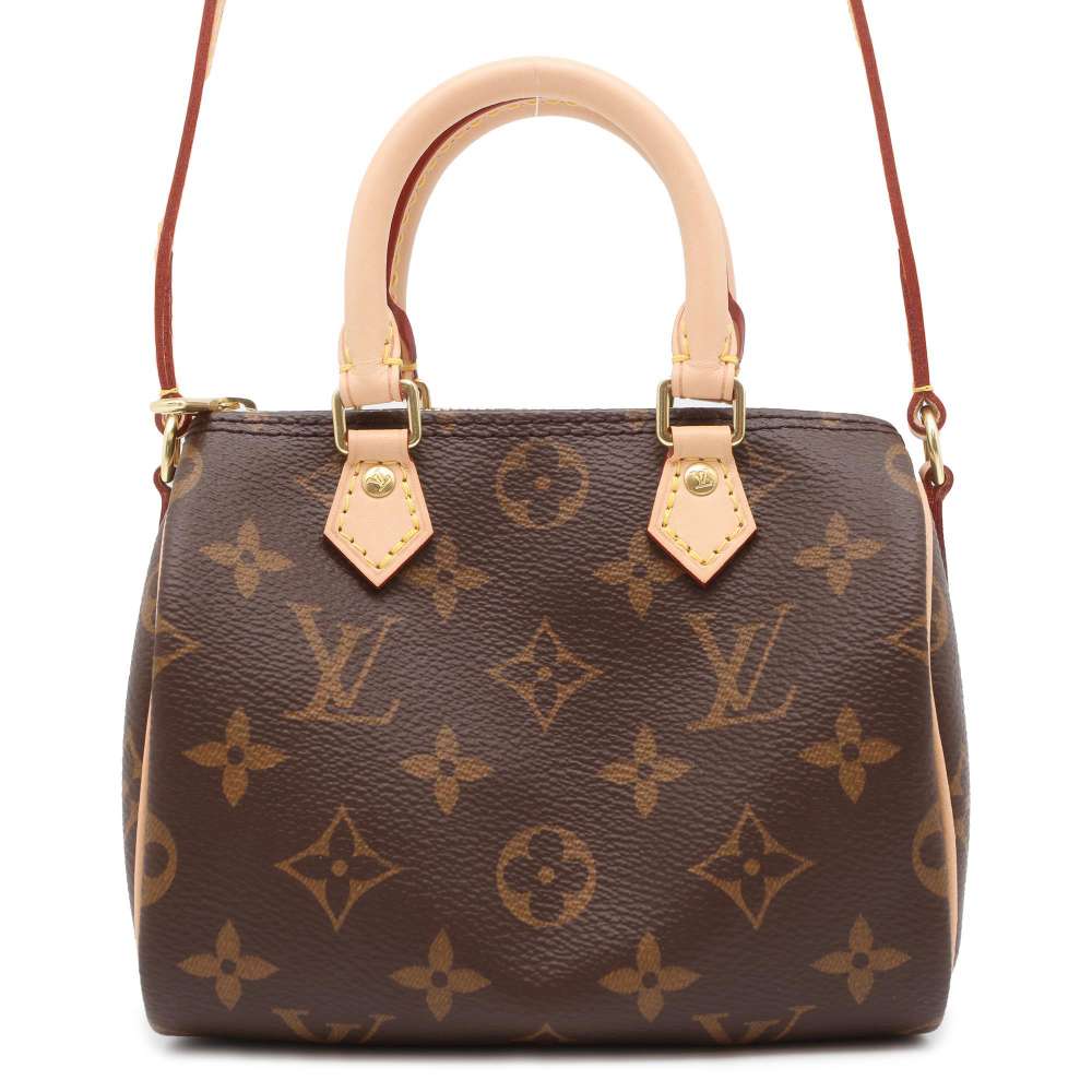LOUIS VUITTON Nano Speedy Brown M61252 Monogram