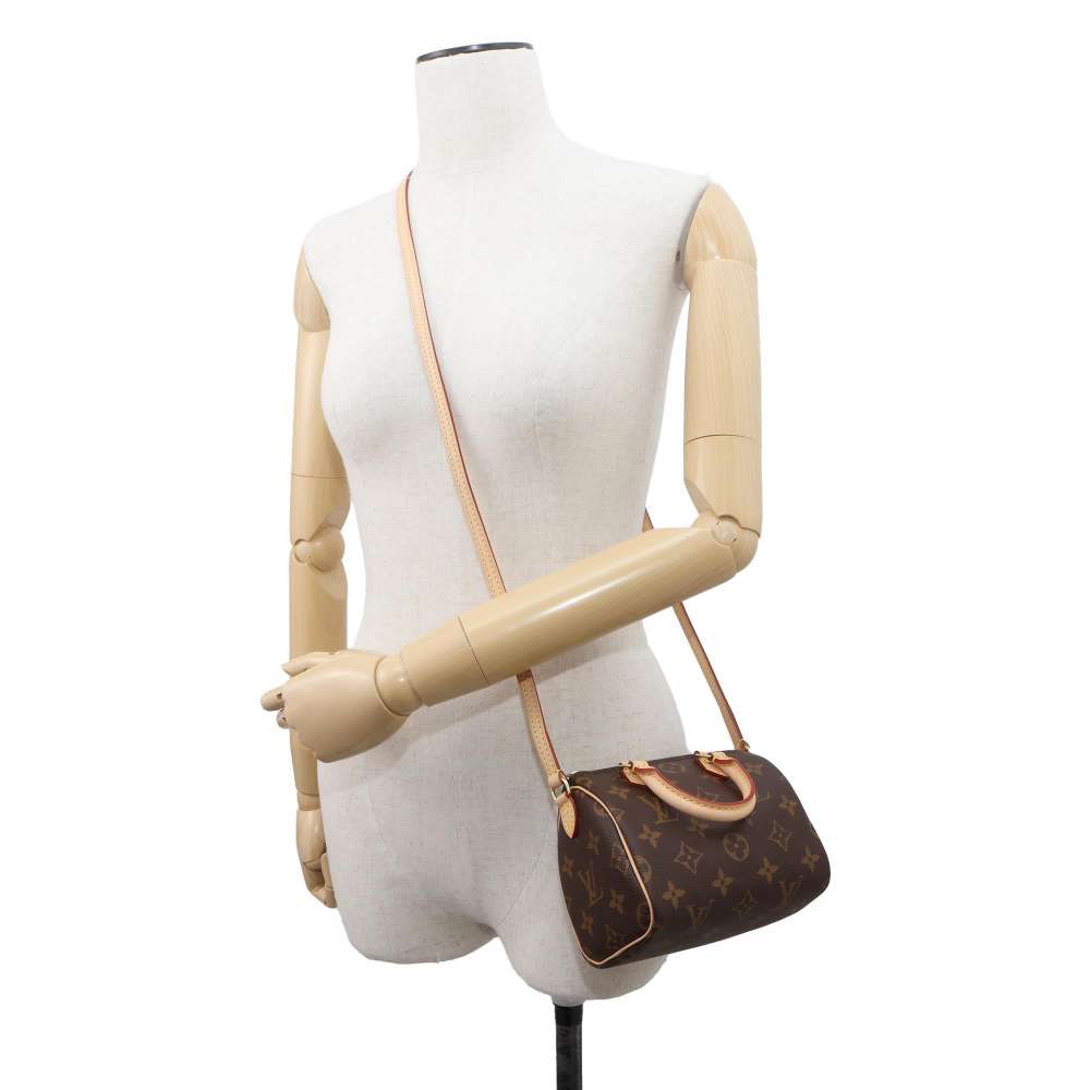 LOUIS VUITTON Nano Speedy Brown M61252 Monogram