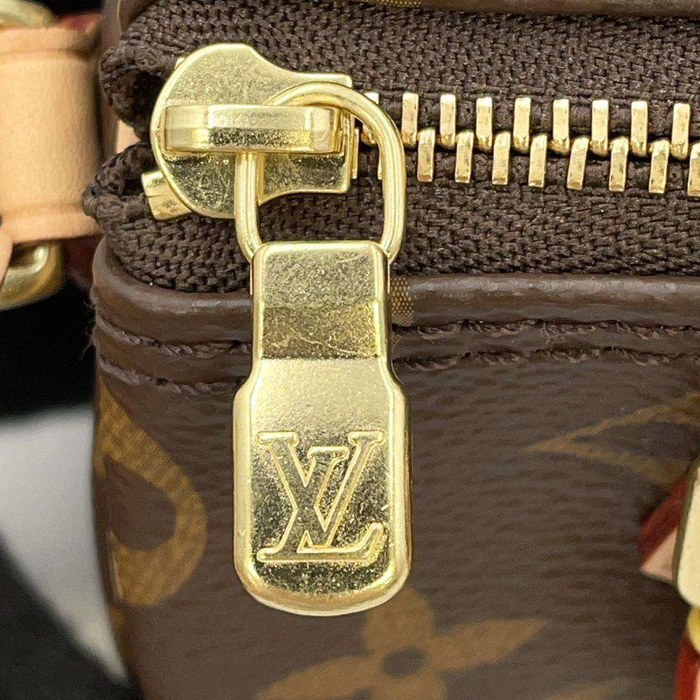 LOUIS VUITTON Nano Speedy Brown M61252 Monogram