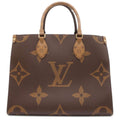 LOUIS VUITTON Onthego Red M45321 Monogram Monogram Reverse Canvas Monogram Giant Size MM